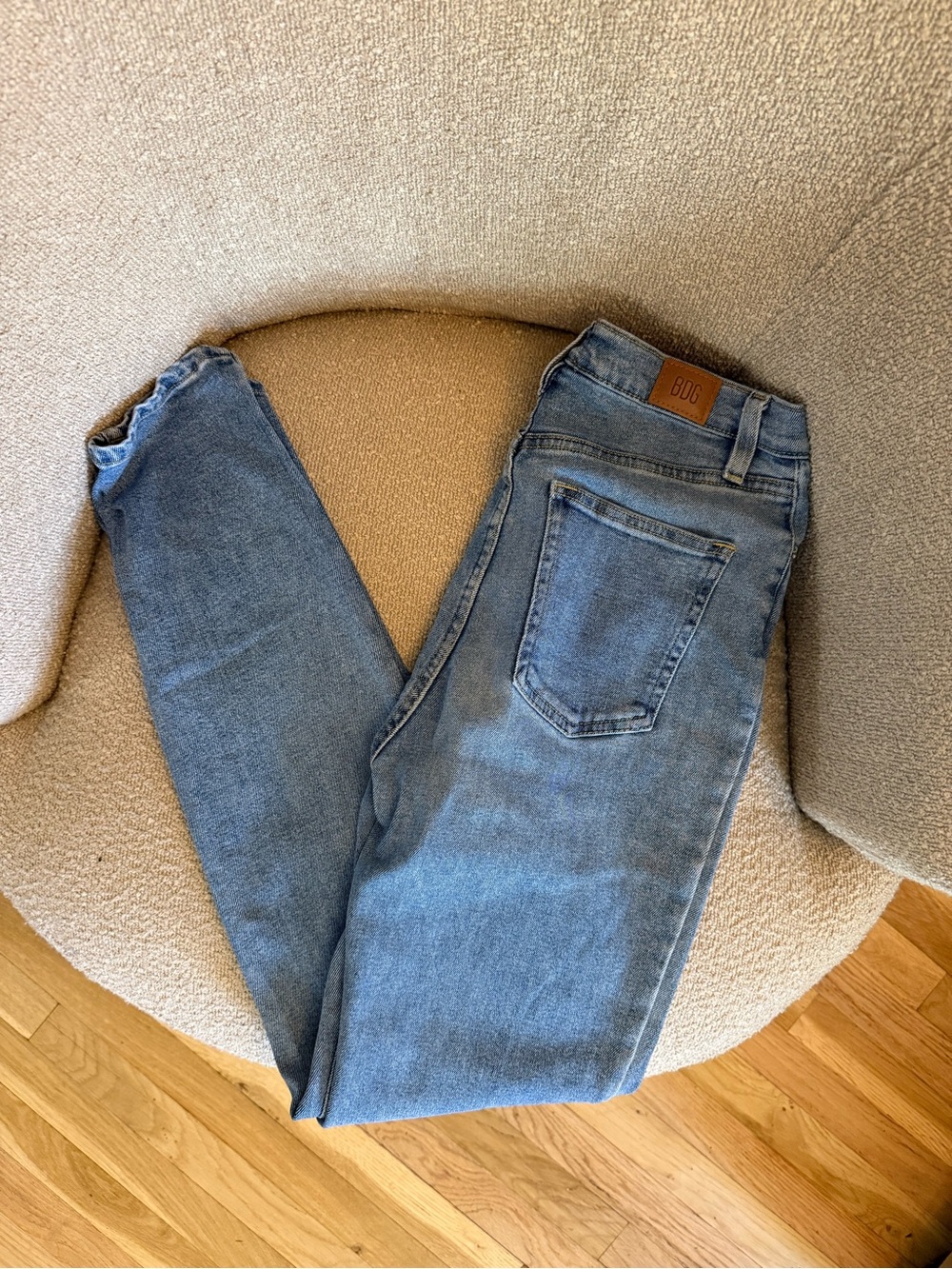 BDG Men’s Medium Blue Skinny Jeans